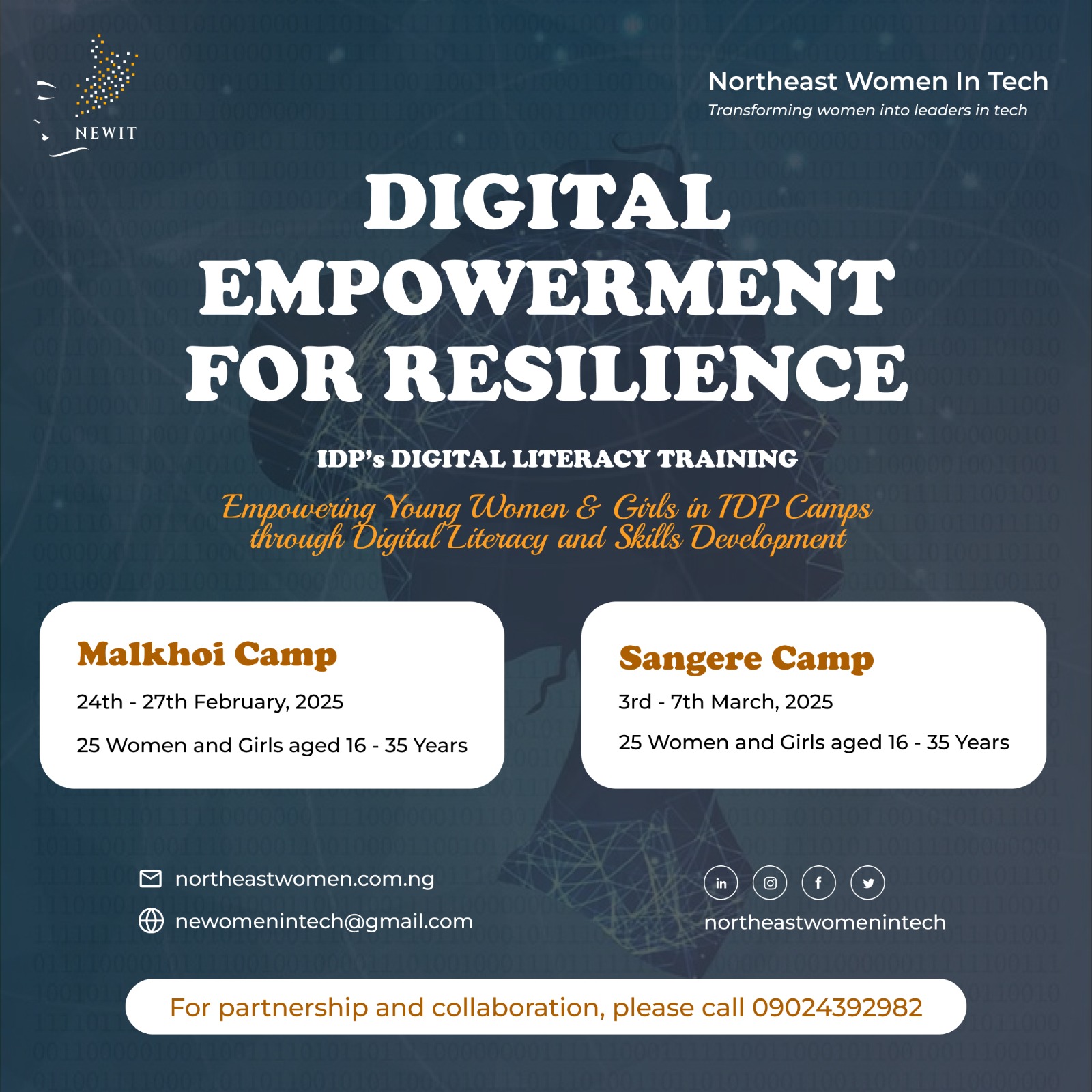 IDP’s DIGITAL LITERACY TRAINING